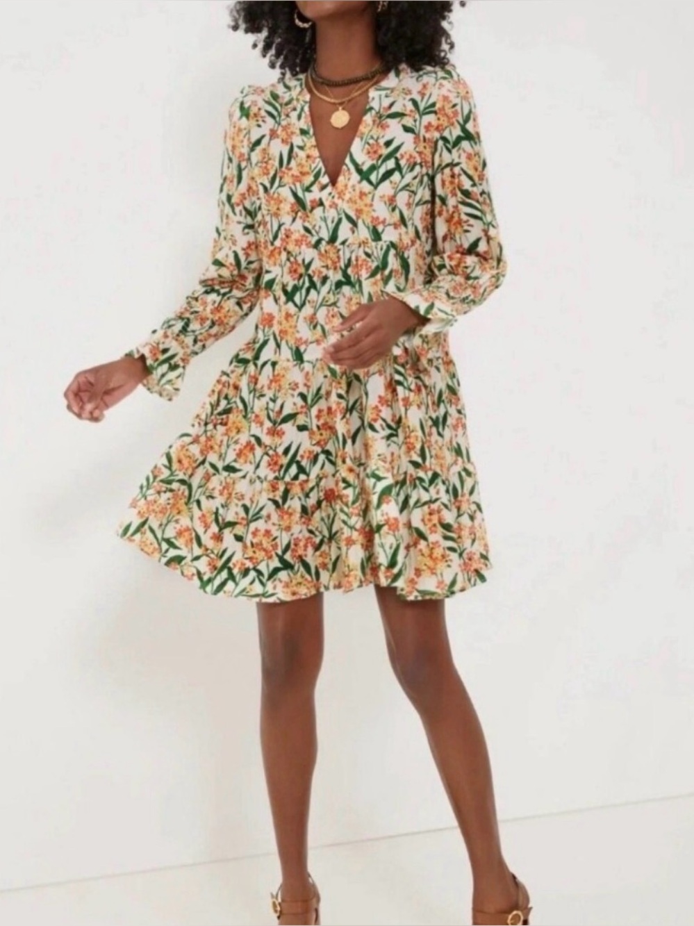 Pomander Place Tuckernuck Bermuda Blossum Kenzo Mini Dress XXL Multicolor Preppy